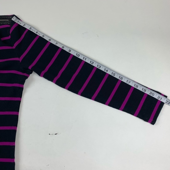 Ralph Lauren-Long Sleeves blouse- BlackPink-Large - Picture 4 of 6